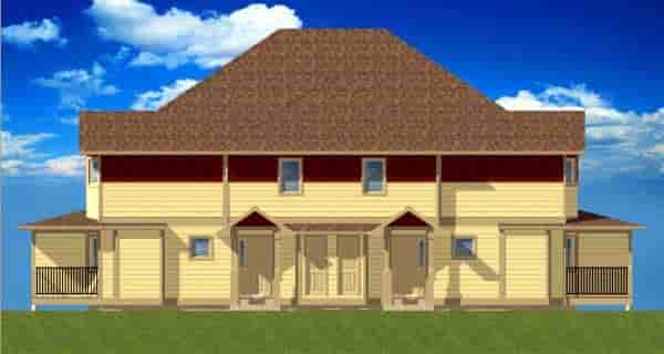 Multi-Family Plan 99966 with 12 Beds, 8 Baths Picture 1