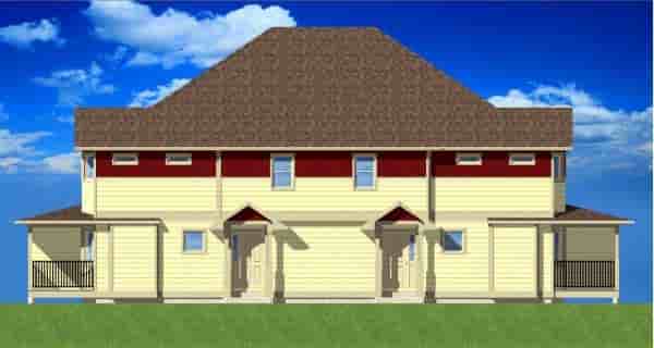 Multi-Family Plan 99966 with 12 Beds, 8 Baths Picture 2