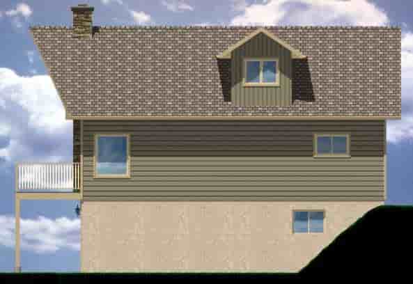 A-Frame House Plan 99975 with 3 Beds, 2 Baths, 1 Car Garage Picture 2