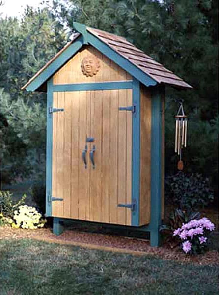 Mini Garden Shed Woodworking Plan - Product Code DP-00106