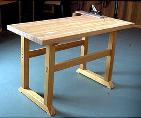 Simple-to-Build Workbench Woodworking Plan