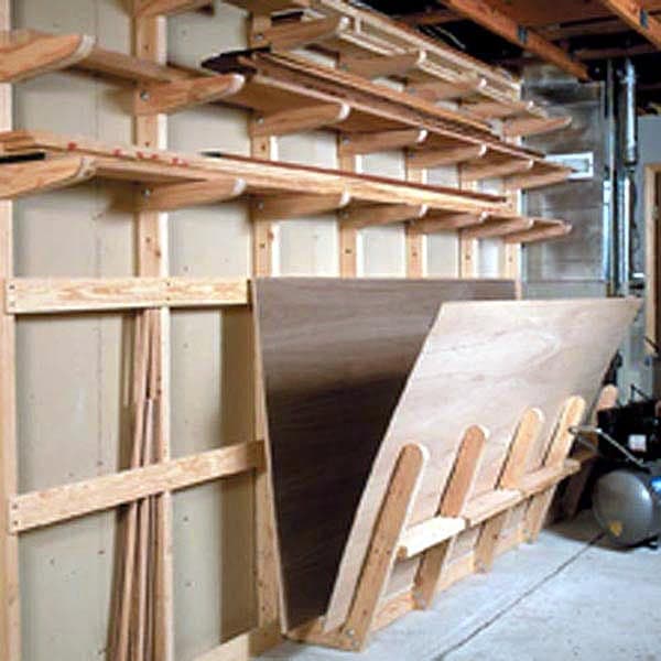 Lumber Storage Rack Woodworking Plan