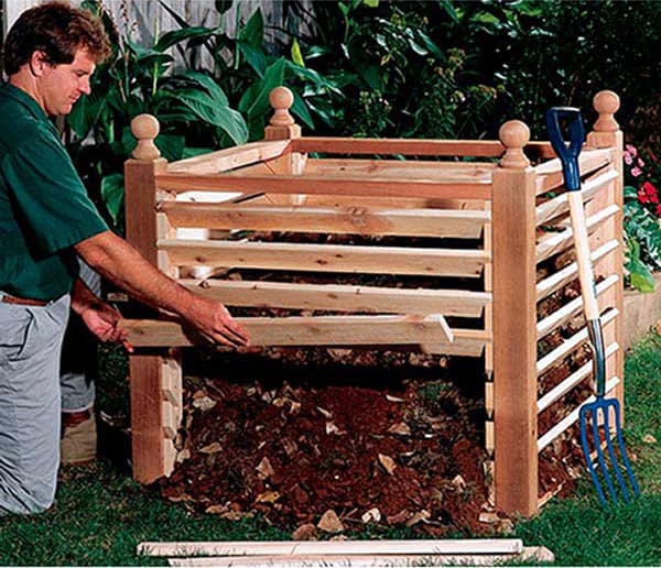 Compost Crib Woodworking Plan