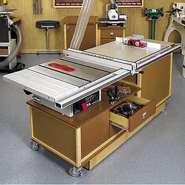 Mobile Sawing & Routing Center Woodworking Plan