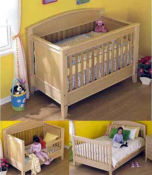 3-in-1 Bed for All Ages Woodworking Plan