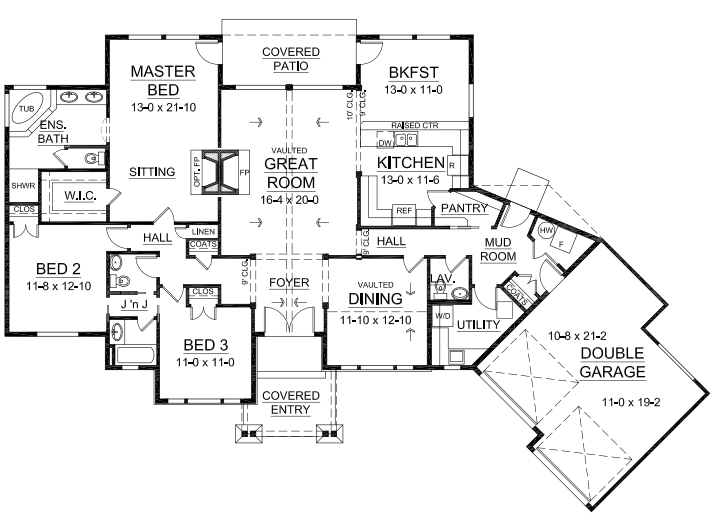 Plan Number 99992 | Order Code: 00WEB | COOLhouseplans.com | 800-482-0464