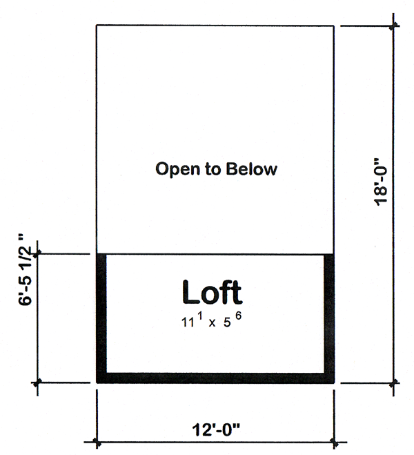 Outdoor Cabin w/ Loft - Project Plan 6024