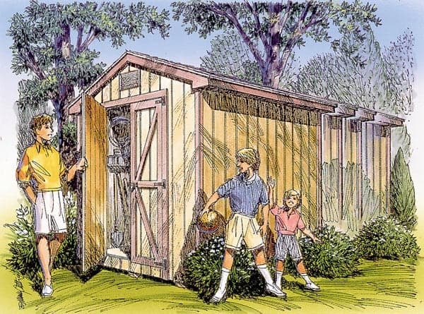 Gable Storage Shed - Project Plan 85903