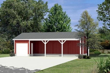 Pole Building - Equipment Shed
 - Project Plan 85936
