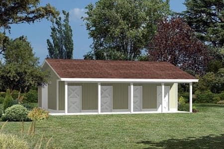 Pole Building - Horse Barn
 - Project Plan 85940
