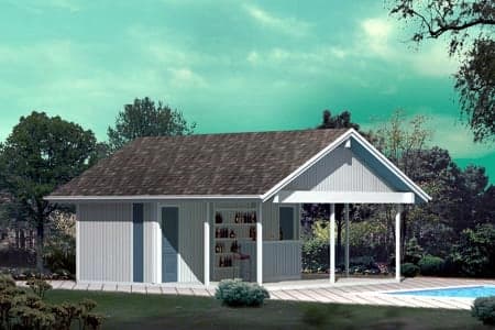Large Poolside Structure - Project Plan 85954