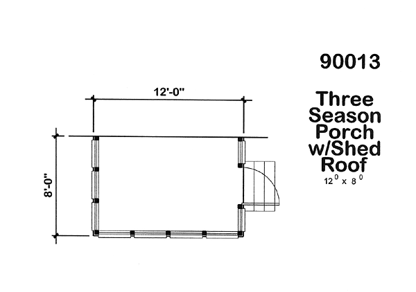 Three-Season Porch
 - Project Plan 90013