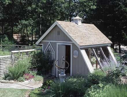 503499 - Greenhouse-Style Garden Shed