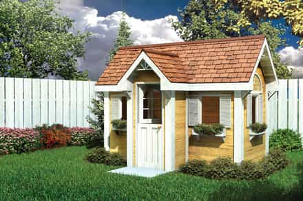 90025 - Traditional Children's Playhouse