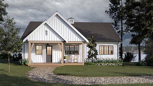 Country, Farmhouse House Plan 100111 with 3 Beds, 2 Baths Elevation