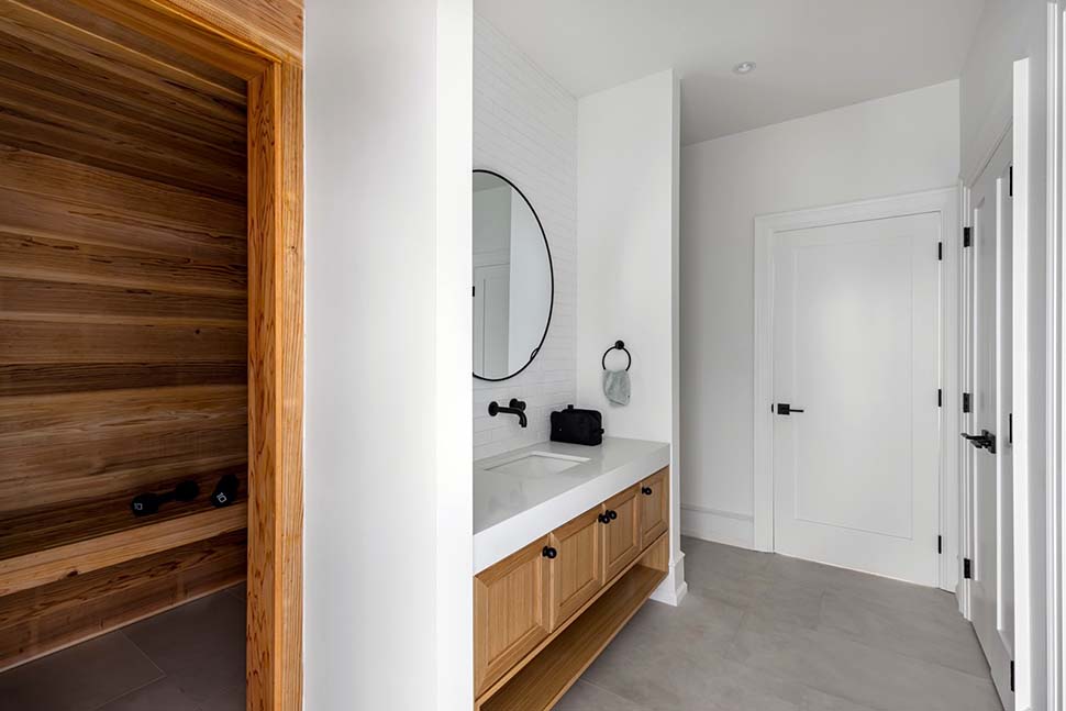 Contemporary, Farmhouse Plan with 3763 Sq. Ft., 4 Bedrooms, 4 Bathrooms, 2 Car Garage Picture 45