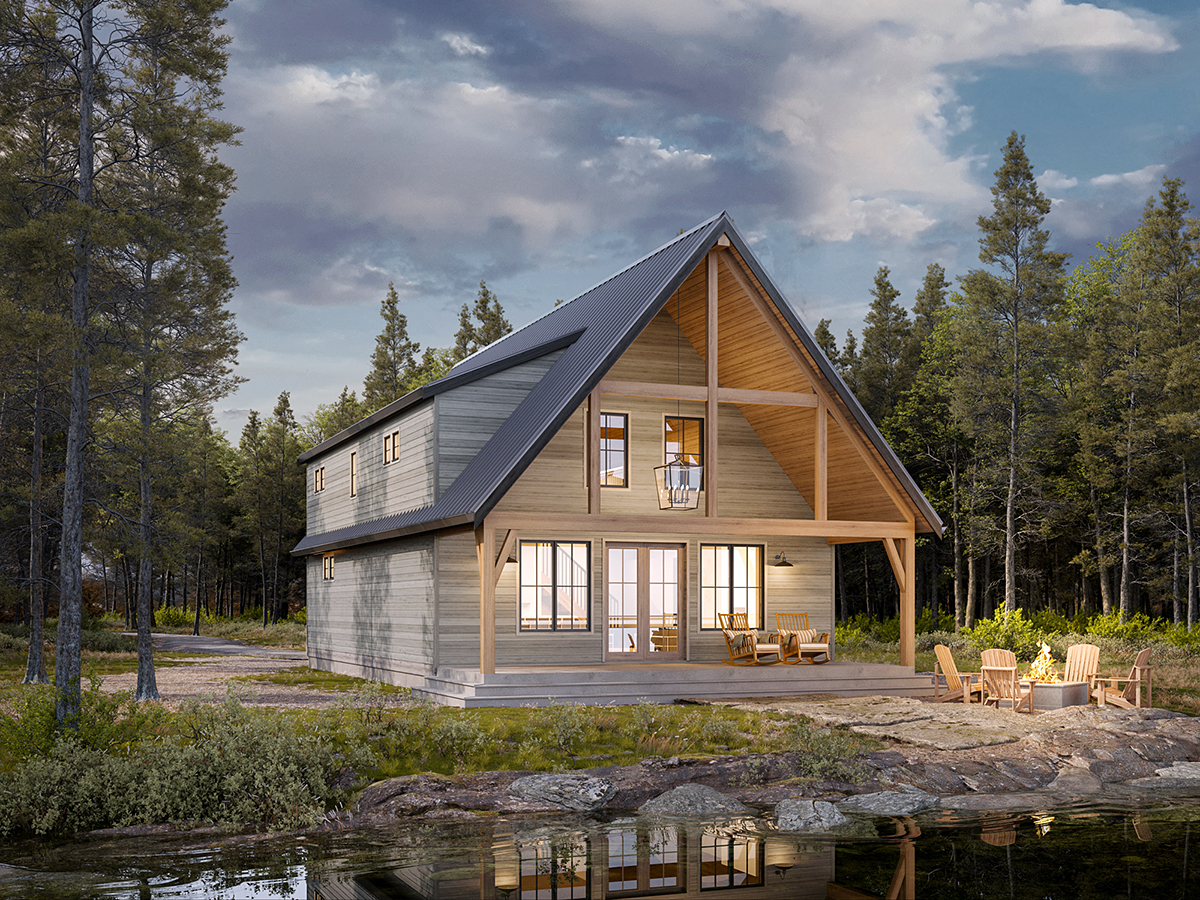 House Plan 100123 - Farmhouse Style with 1914 Sq Ft, 2 Bed, 2 Bat ...