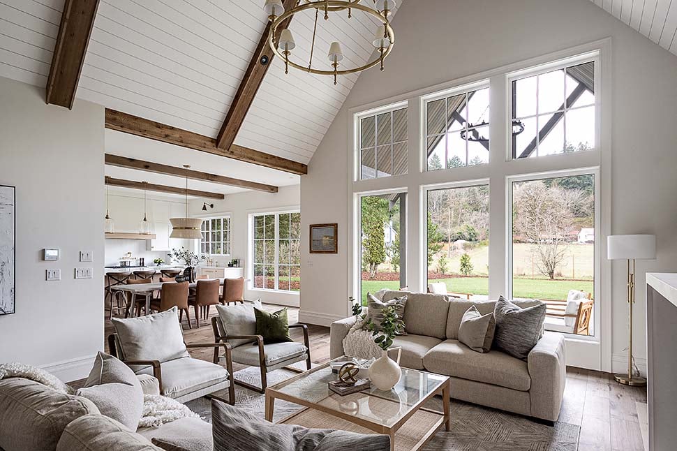 Contemporary, European, Farmhouse, Traditional Plan with 3402 Sq. Ft., 4 Bedrooms, 3 Bathrooms, 2 Car Garage Picture 12