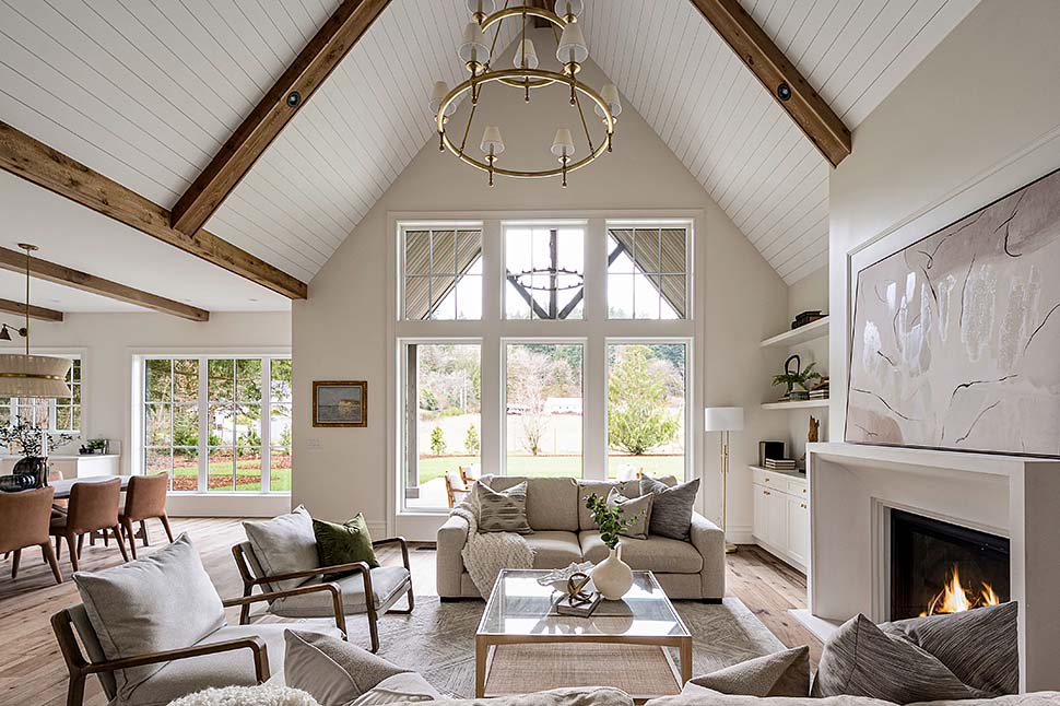 Contemporary, European, Farmhouse, Traditional Plan with 3402 Sq. Ft., 4 Bedrooms, 3 Bathrooms, 2 Car Garage Picture 14