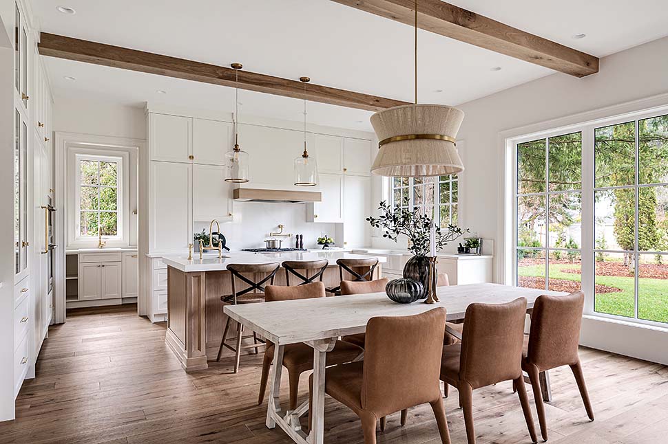 Contemporary, European, Farmhouse, Traditional Plan with 3402 Sq. Ft., 4 Bedrooms, 3 Bathrooms, 2 Car Garage Picture 16