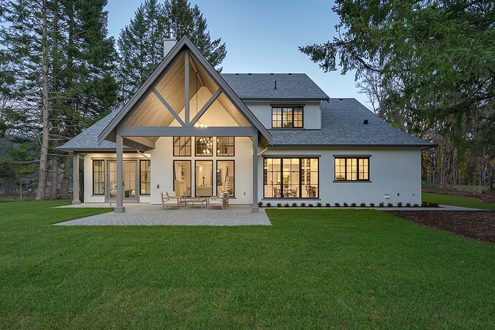 Contemporary, European, Farmhouse, Traditional Plan with 3402 Sq. Ft., 4 Bedrooms, 3 Bathrooms, 2 Car Garage Picture 53