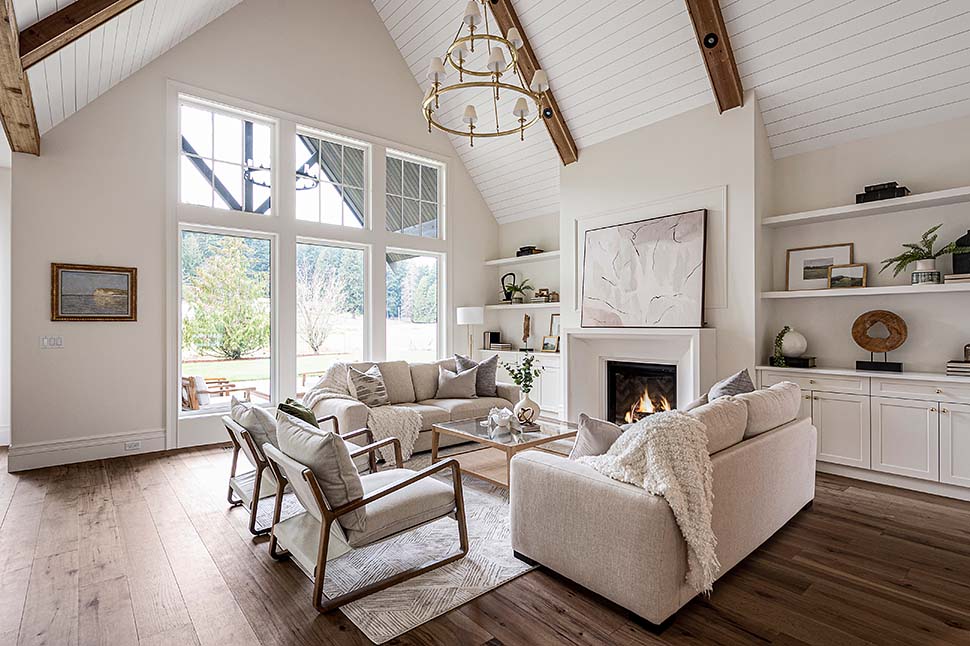 Contemporary, European, Farmhouse, Traditional Plan with 3402 Sq. Ft., 4 Bedrooms, 3 Bathrooms, 2 Car Garage Picture 8