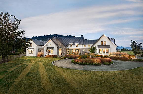 Country, Craftsman, Farmhouse House Plan 100138 with 3 Beds, 4 Baths, 3 Car Garage Elevation