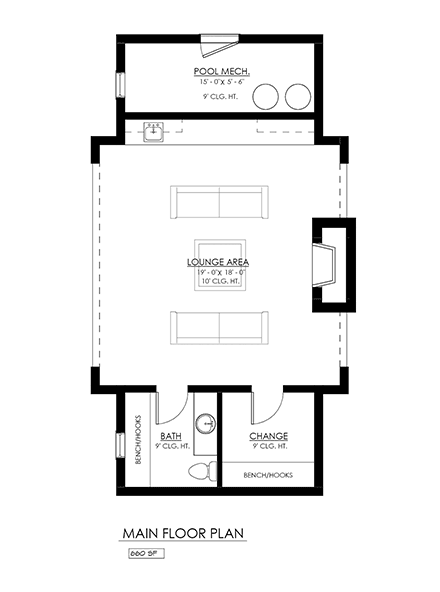 European, Farmhouse Misc Plan 100160 First Level Plan