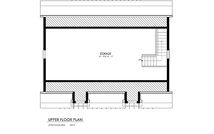 Cape Cod, Country, Farmhouse 2 Car Garage Plan 100184 Second Level Plan