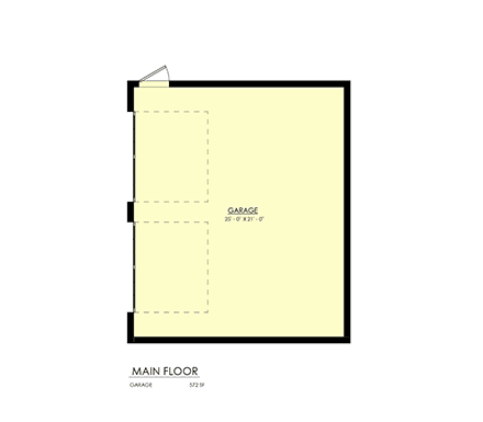 Colonial 2 Car Garage Plan 100186 First Level Plan