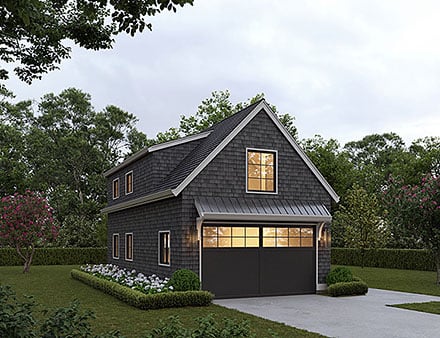Garage-Living Plan 100193