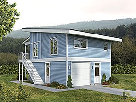 Plan Number 100339 - 1076 Square Feet