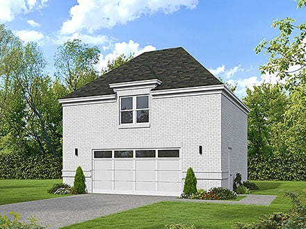 Garage-Living Plan 100341