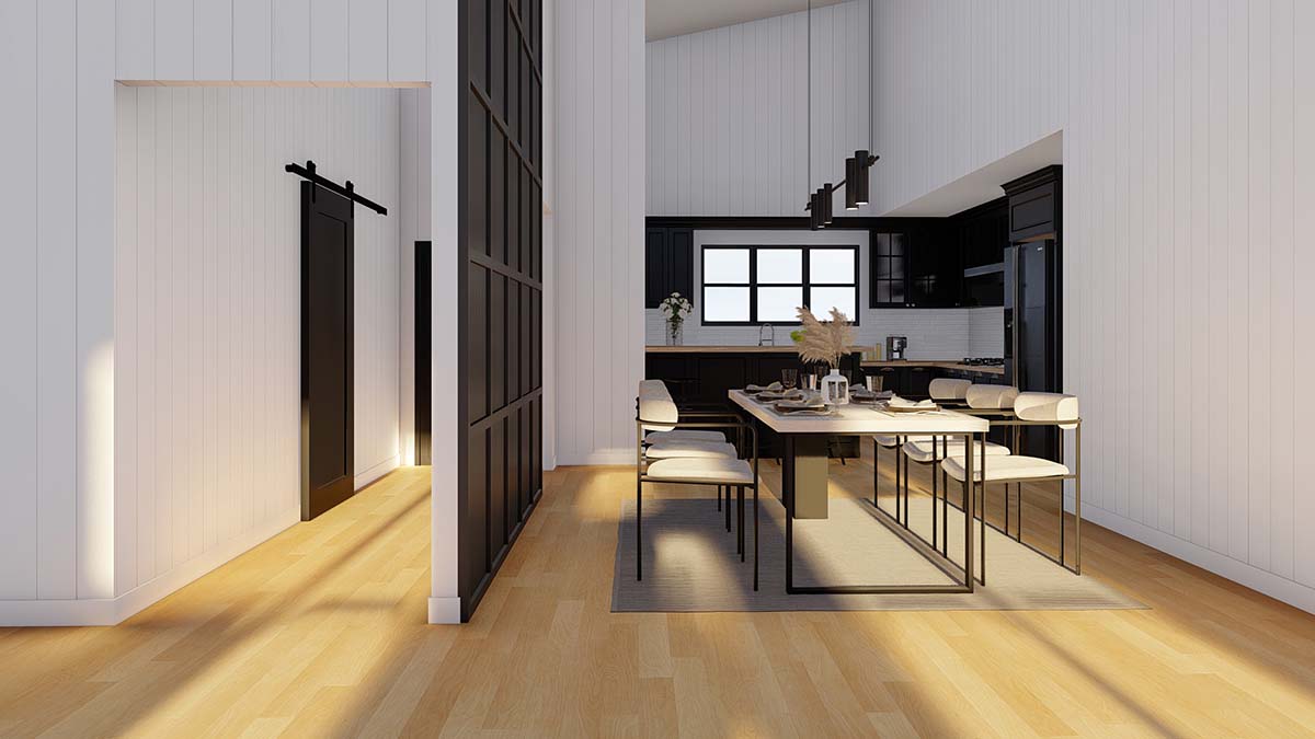 Contemporary, Modern Plan with 2219 Sq. Ft., 3 Bedrooms, 2 Bathrooms, 1 Car Garage Picture 11