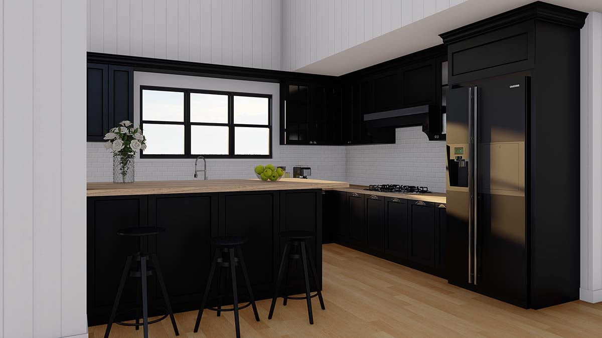 Contemporary, Modern Plan with 2219 Sq. Ft., 3 Bedrooms, 2 Bathrooms, 1 Car Garage Picture 12