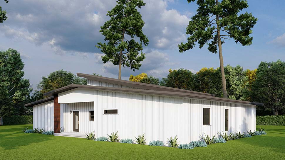 Contemporary, Modern Plan with 2219 Sq. Ft., 3 Bedrooms, 2 Bathrooms, 1 Car Garage Picture 7