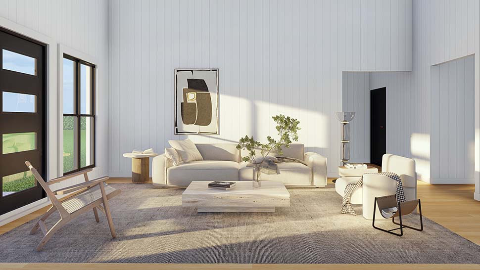 Contemporary, Modern Plan with 2219 Sq. Ft., 3 Bedrooms, 2 Bathrooms, 1 Car Garage Picture 8