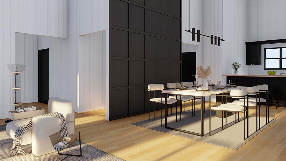 Contemporary, Modern Plan with 2219 Sq. Ft., 3 Bedrooms, 2 Bathrooms, 1 Car Garage Picture 10