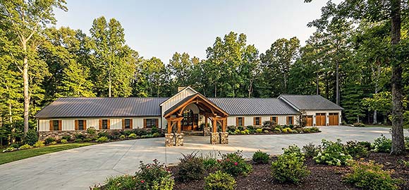 Barndominium, Farmhouse House Plan 100474 with 9 Beds, 11 Baths Elevation