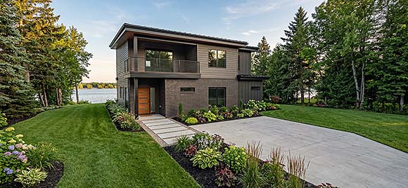Coastal, Contemporary, Modern House Plan 100486 with 4 Beds, 3 Baths Elevation