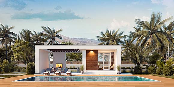 Contemporary, Modern Misc Plan 100503 Elevation