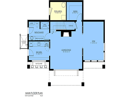 Country, Craftsman, Traditional Misc Plan 100506 with 1 Beds, 1 Baths First Level Plan