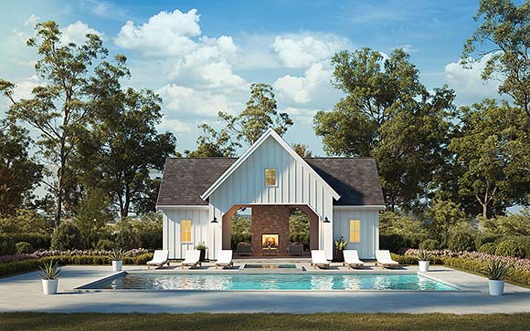 Country, Farmhouse Misc Plan 100508 Elevation