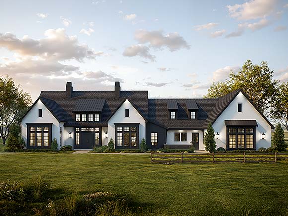 Country, Farmhouse, Ranch House Plan 100511 with 5 Beds, 5 Baths, 3 Car Garage Elevation