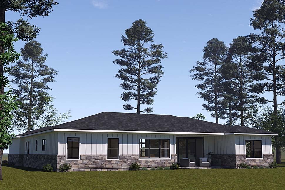 House Plan 100618 - Modern Style with 2284 Sq Ft, 4 Bed, 3 Bath ...