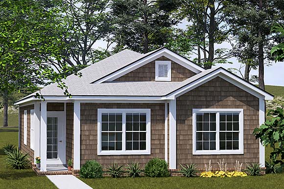 Cottage, Country, Craftsman, Ranch, Traditional House Plan 100692 with 3 Beds, 2 Baths Elevation