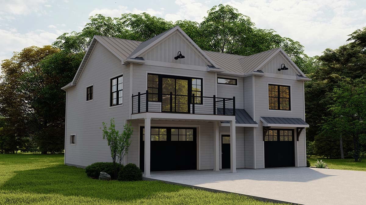 Garage-Living Plan 100716 - Traditional Style with 1783 Sq Ft, 3 ...