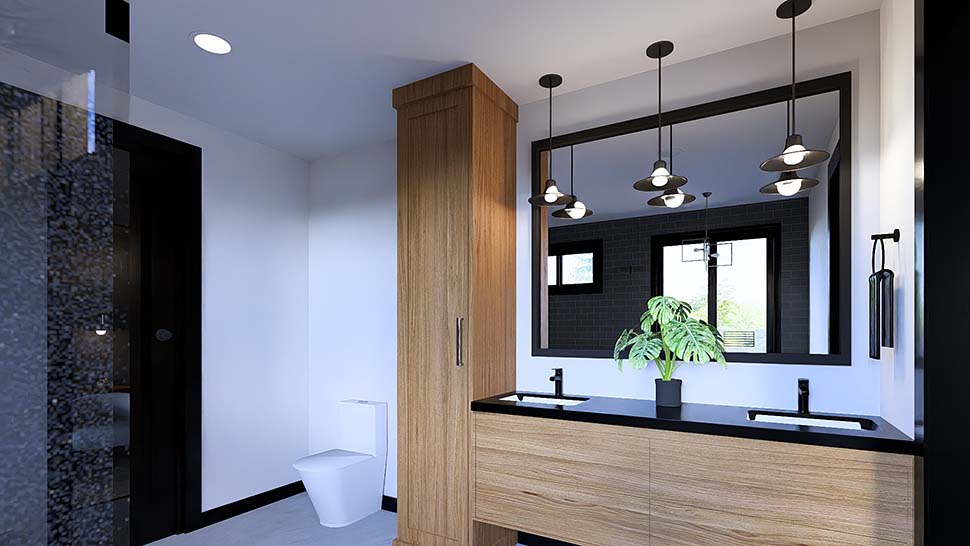 Coastal, Contemporary, Modern Plan with 3147 Sq. Ft., 3 Bedrooms, 3 Bathrooms, 2 Car Garage Picture 12