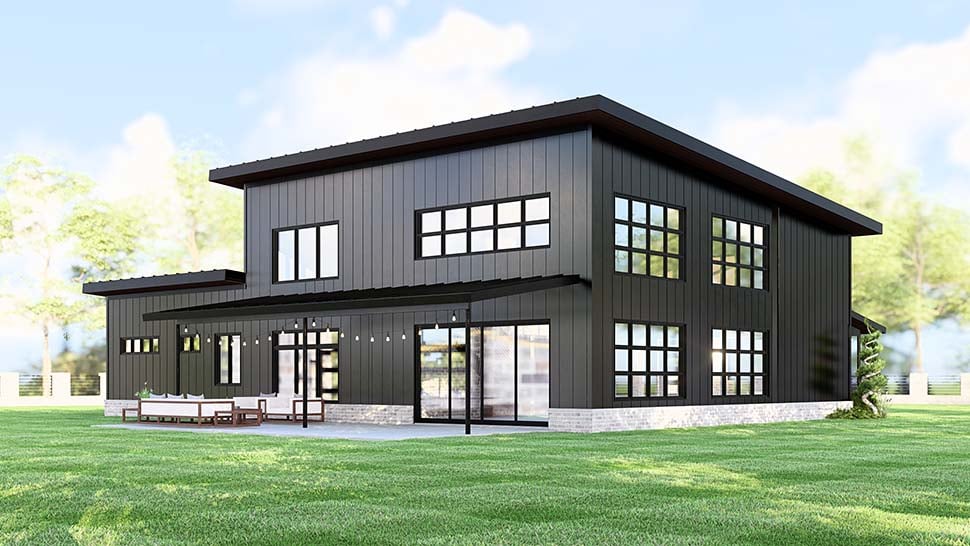 Coastal, Contemporary, Modern Plan with 3147 Sq. Ft., 3 Bedrooms, 3 Bathrooms, 2 Car Garage Picture 5