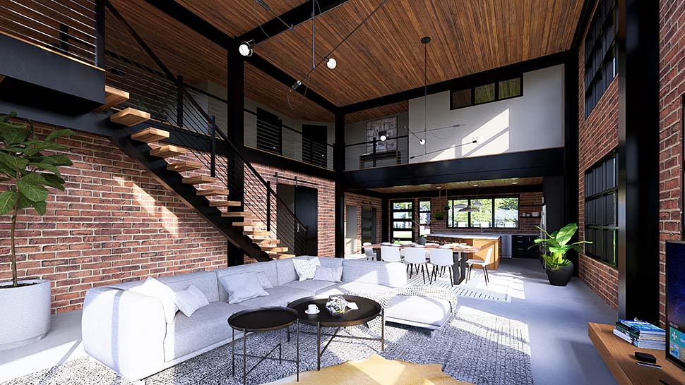 Coastal, Contemporary, Modern Plan with 3147 Sq. Ft., 3 Bedrooms, 3 Bathrooms, 2 Car Garage Picture 8